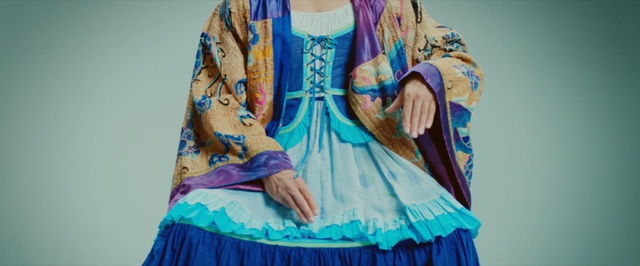 Video Reference: clothing, blue, dress, purple, outerwear, costume, textile, costume design, fashion design, girl