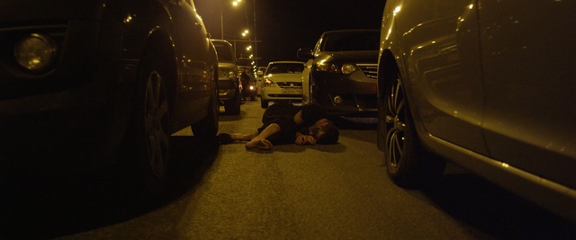 Video Reference: car, night, motor vehicle, darkness, mode of transport, light, vehicle, lighting, automotive design, automotive lighting, Person