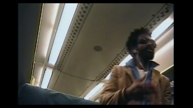 Video Reference: face, mammal, mode of transport, snapshot, facial hair, muscle, human body, organ, arm, mouth, Person