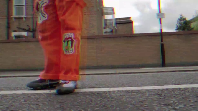 Video Reference: Asphalt, Footwear, Road surface, Shoe, Advertising, Sidewalk
