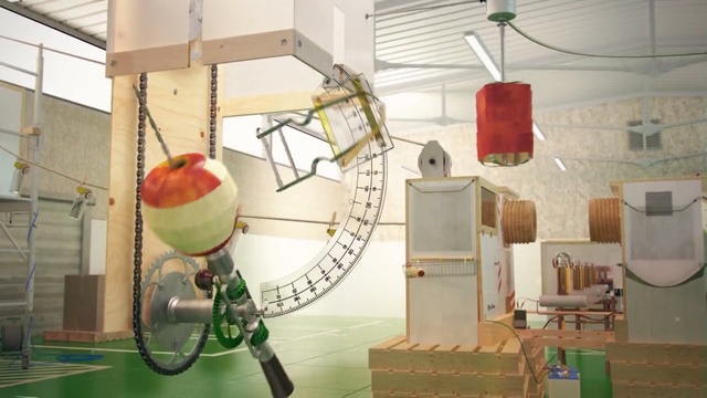 Video Reference: interior design, table, glass, Person