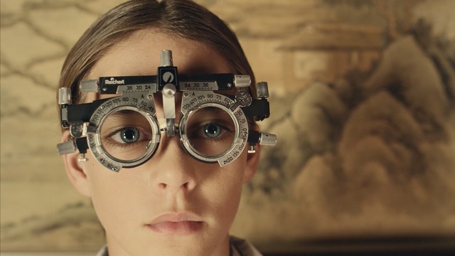 Video Reference: eyewear, glasses, vision care, sunglasses, close up, forehead, goggles, cool, girl, Person