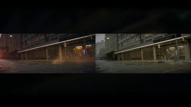 Video Reference: Black, Light, Darkness, Architecture, Night, Mode of transport, Atmosphere, Sky, Midnight, Photography