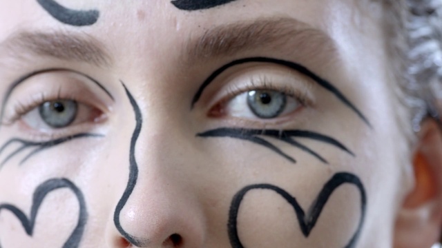 Video Reference: Eyebrow, Face, Eye, Eyelash, Nose, Skin, Close-up, Cheek, Head, Forehead