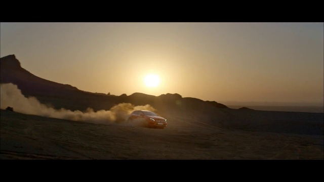 Video Reference: Natural environment, Morning, Horizon, Sky, Landscape, Atmospheric phenomenon, Ecoregion, Sand, Sunlight, Vehicle