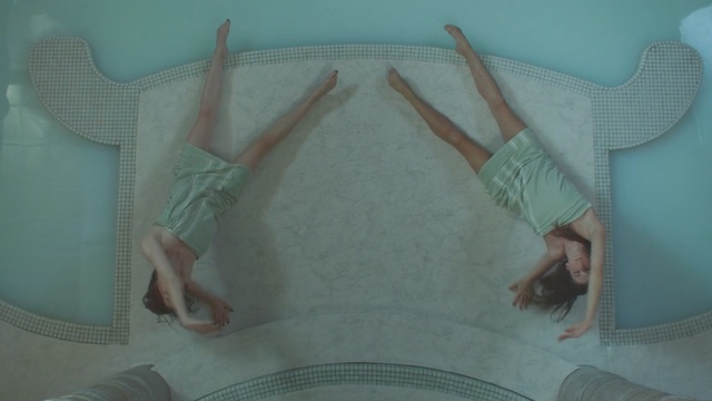 Video Reference: Blue, Leg, Hand, Ceiling, Illustration, Gesture, Drawing