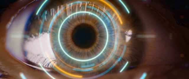 Video Reference: Eye, Musical instrument, Human body, Eyelash, Iris, Circle, Symmetry, Art, Electricity, Pattern