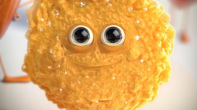 Video Reference: Yellow, Orange, Dish, Smile, Food, Vegetarian food, Cuisine