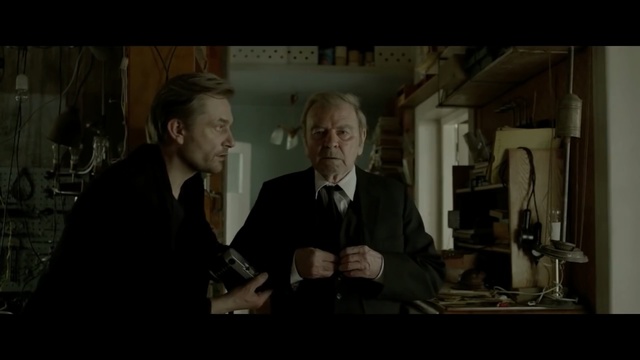 Video Reference: Photograph, Gentleman, Movie, Conversation, Male, Darkness, Screenshot, Photography, Suit, Interaction, Person