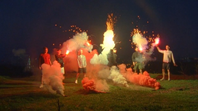 Video Reference: Fire, Flame, Tradition, Smoke, Event, Performance art, Campfire, Heat, Fête, Flare