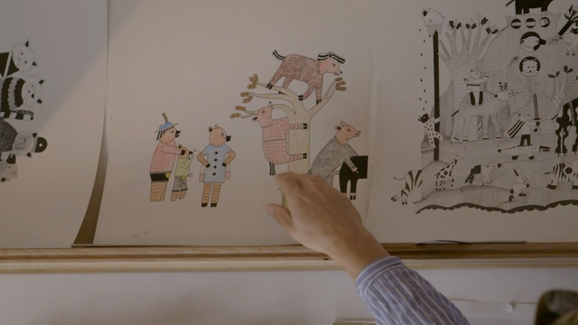 Video Reference: wall, art, art gallery, interior design