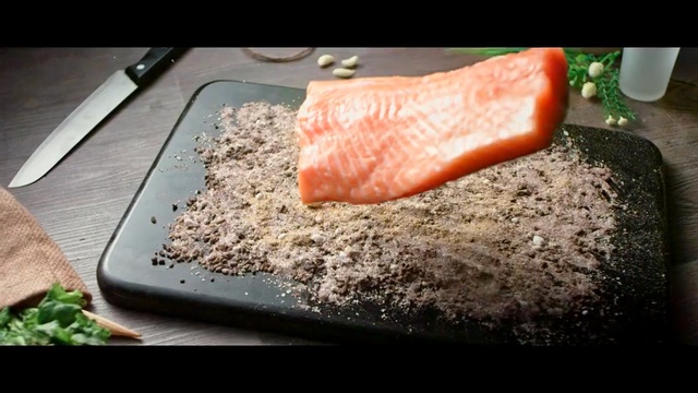 Video Reference: kobe beef, salmon, meat, recipe, cuisine, animal source foods, salmon
