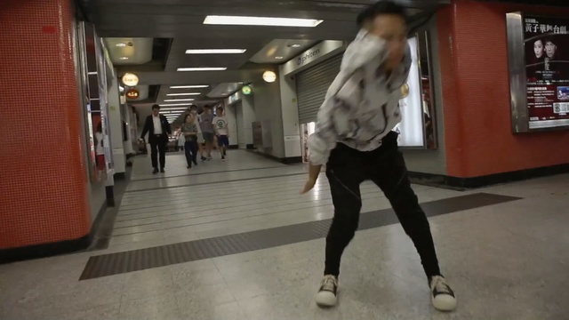 Video Reference: snapshot, road, street, girl, public transport, product, Person