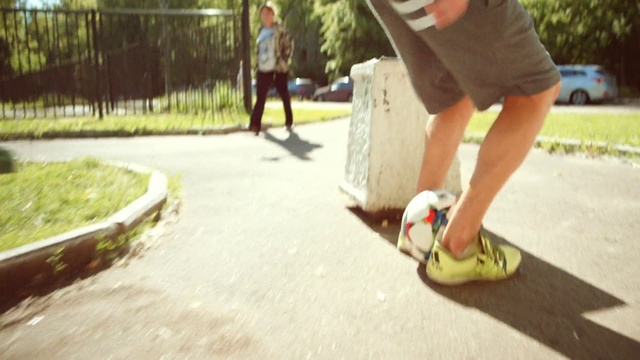 Video Reference: Skateboard, Footwear, Boardsport, Recreation, Skateboarding, Longboard, Leg, Skateboarder, Asphalt, Shoe