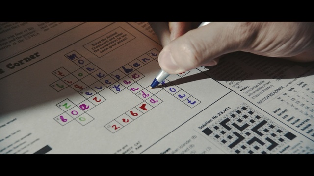 Video Reference: Text, Font, Finger, Handwriting, Hand, Design, Nail, Toy, Material property, Crossword, Crossword puzzle, Screenshot, Office supplies, Pen