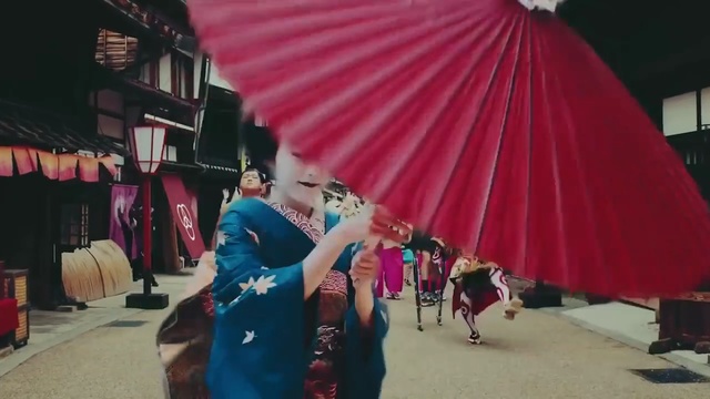 Video Reference: pink, red, umbrella, magenta, fun, dress, tradition, festival, event, performance, Person
