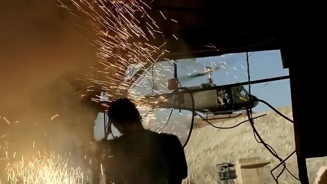 Video Reference: Welder, Grinding, Welding, Angle grinder, Machine, Metal, Person