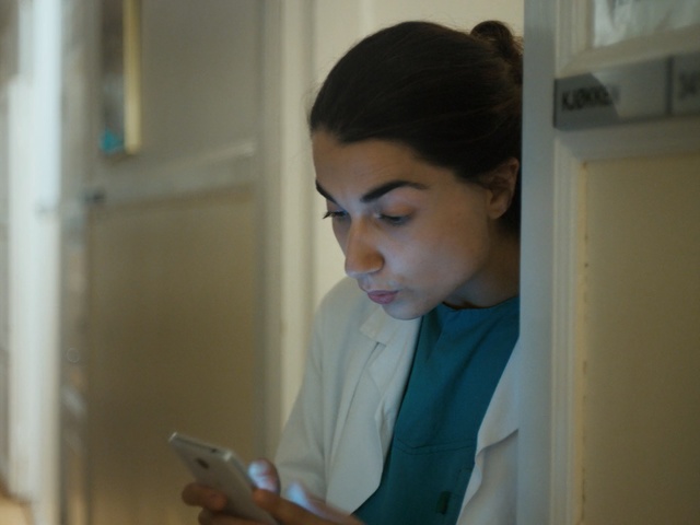 Video Reference: girl, shoulder, hairstyle, eye, electronic device, neck, Person