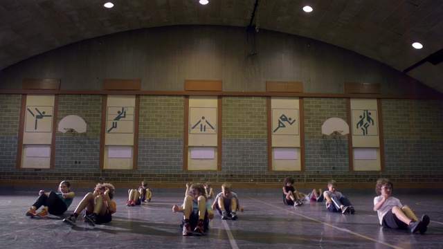 Video Reference: sport venue, sports, recreation, leisure, building, Person