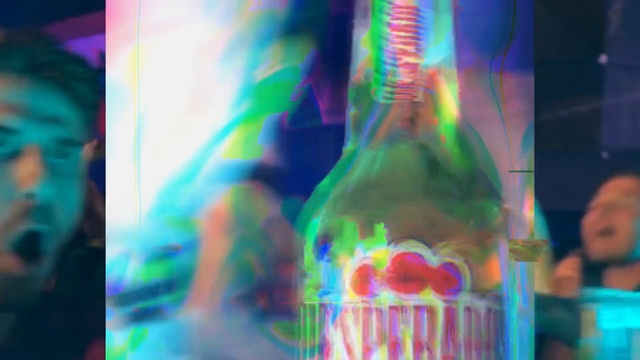 Video Reference: Light, Colorfulness, Bottle, Water, Glass bottle, Psychedelic art, Art, Glass, Visual arts, Modern art