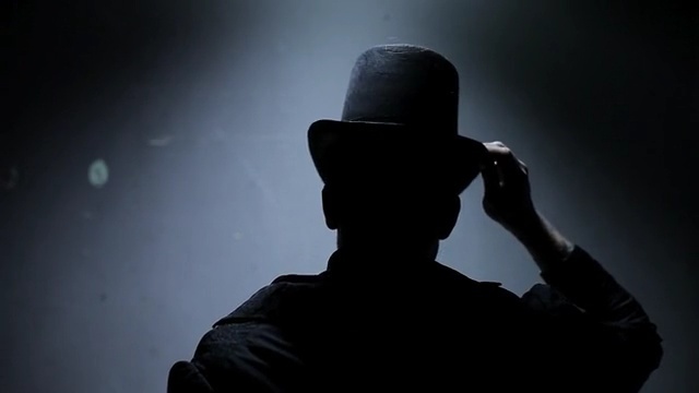 Video Reference: Black, Darkness, Backlighting, Photography, Black-and-white, Sky, Shadow, Headgear, Silhouette, Monochrome photography