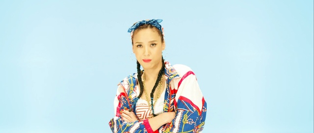 Video Reference: blue, fashion model, girl, costume, Person