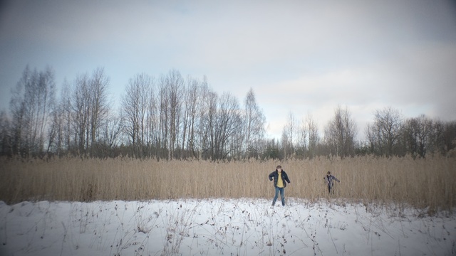 Video Reference: Photograph, Winter, Sky, Snow, Natural environment, Atmospheric phenomenon, Tree, Fun, Grass, Cloud