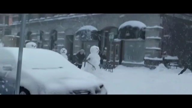 Video Reference: Snow, Photograph, Monochrome photography, Black-and-white, Mode of transport, Winter, Winter storm, Monochrome, Blizzard, Snapshot