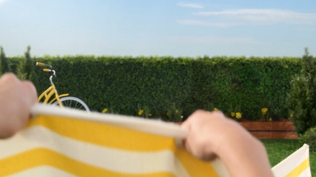 Video Reference: Yellow, Grass, Leisure, Summer, Grass, Meadow, Plant, Vehicle, Field, Shrub