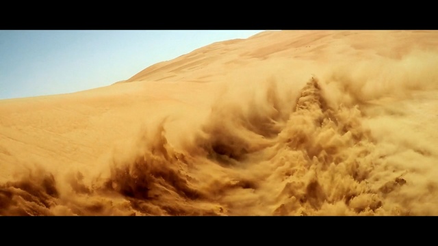 Video Reference: Nature, Natural environment, Sky, Atmospheric phenomenon, Sand, Landscape, Wave, Geological phenomenon, Dust, Desert