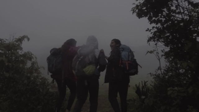 Video Reference: Atmospheric phenomenon, Mist, Sky, Fog, Wilderness, Morning, Adventure, Backpacking, Tree, Atmosphere