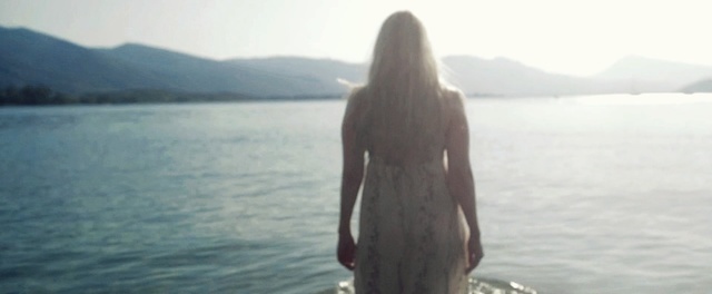 Video Reference: sea, sky, calm, vacation, water, ocean, lake, girl