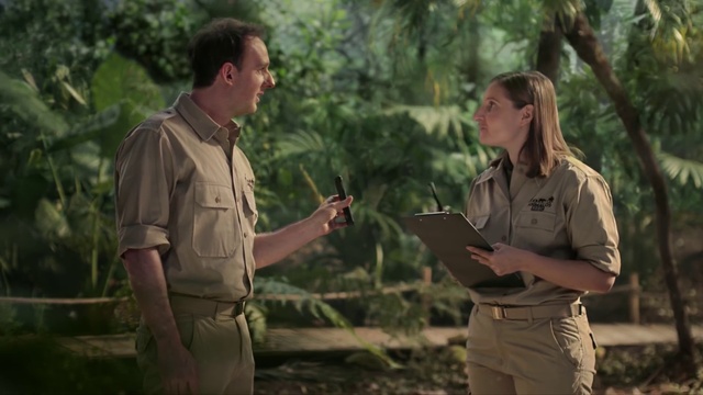 Video Reference: Adaptation, Wildlife, Tree, Soil, Conversation, Military, Forest, Jungle, Uniform, Gesture