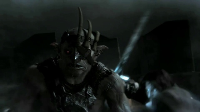 Video Reference: Cg artwork, Demon, Fictional character, Darkness, Fiction, Action figure, Movie, Digital compositing, Pc game, Screenshot