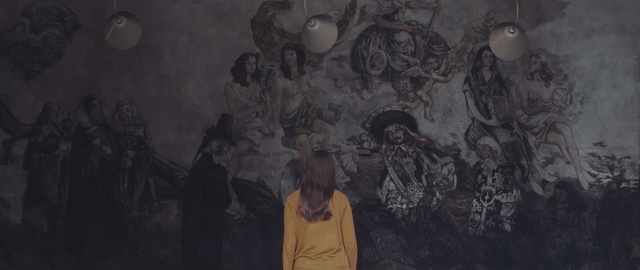 Video Reference: darkness, art, screenshot, visual arts, painting, computer wallpaper, tree, cg artwork