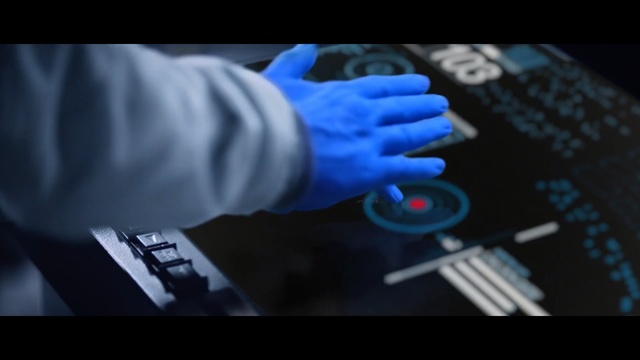 Video Reference: blue, technology, hand, finger, close up, font, screenshot, darkness