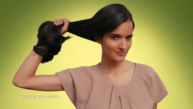 Video Reference: Hair, Hairstyle, Skin, Beauty, Black hair, Chignon, Long hair, Chin, Shoulder, Forehead