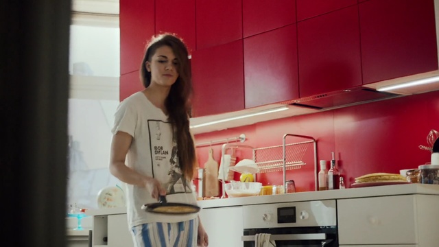 Video Reference: Kitchen, Room, Homemaker, Cooking, Cook, Person