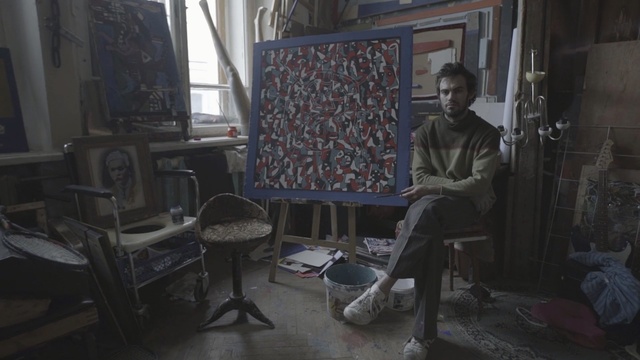 Video Reference: Chair, Furniture, Room, Sitting, Art, Person