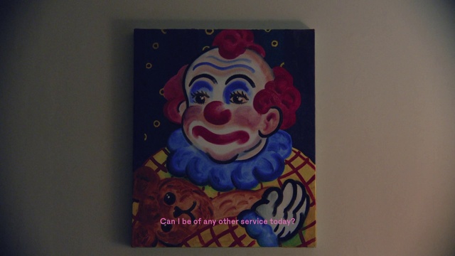 Video Reference: Clown, Art, Performing arts, Painting, Visual arts, Modern art, Illustration, Smile, Paint, Acrylic paint, Person