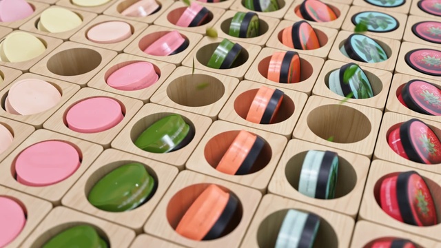 Video Reference: material, petit four, cosmetics