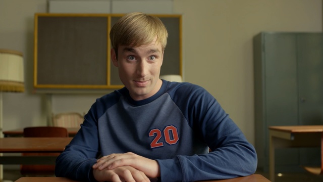 Video Reference: Arm, Hand, Room, Finger, Sitting, Student, T-shirt, Person