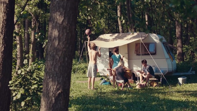 Video Reference: Camping, Tree, Tent, Leisure, Recreation, Camp, Adaptation, Forest, Jungle, Woodland