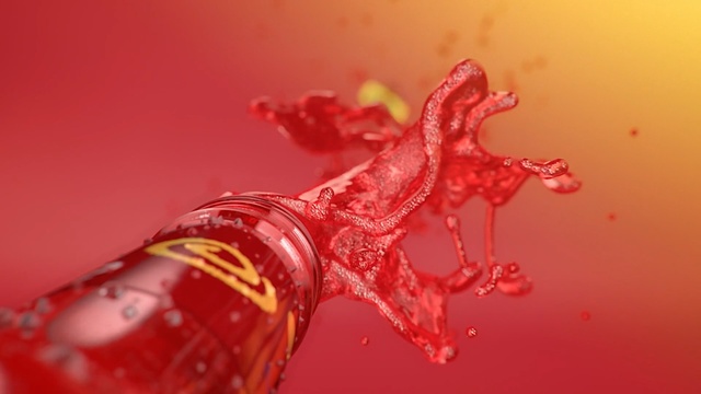 Video Reference: Water, Red, Liquid, Macro photography, Close-up, Organism, Material property, Hand, Fluid, Drop