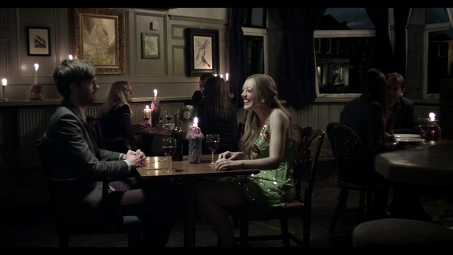 Video Reference: restaurant, conversation, night, darkness, girl, bar, midnight, fun, Person