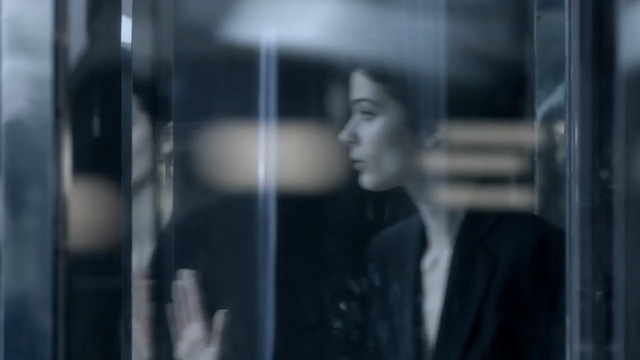 Video Reference: snapshot, darkness, standing, human, girl, window, Person
