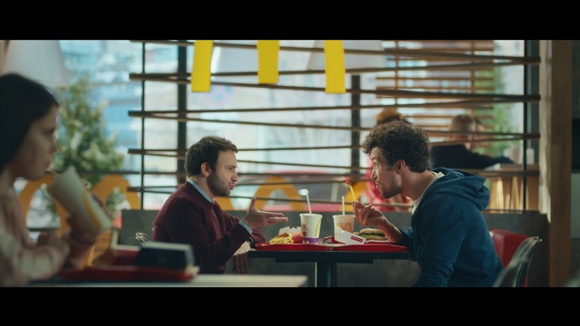 Video Reference: Conversation, Snapshot, Restaurant, Interaction, Fun, Eating, Room, Photography, Sitting, Recreation