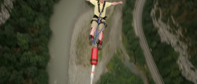 Video Reference: Adventure, Bungee jumping, Extreme sport, Bungee cord, Recreation, Jumping, Exercise