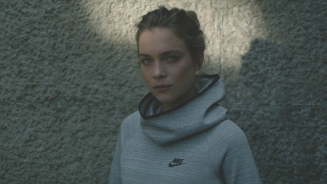 Video Reference: portrait, person, face, child, adult, sweatshirt, people, pullover