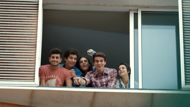 Video Reference: photograph, snapshot, window, girl, fun, house, vacation, smile, Person